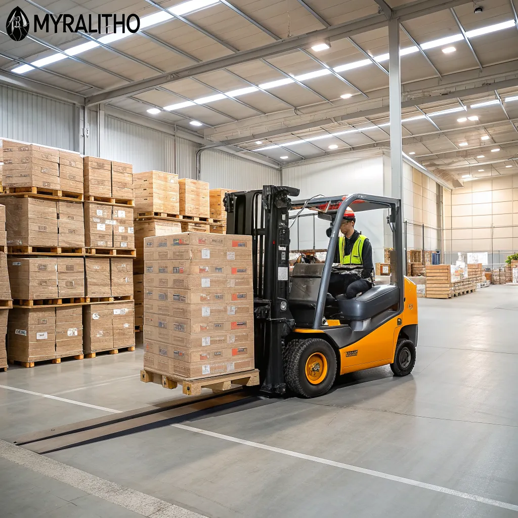 Equipo MYRALITHO en almacén